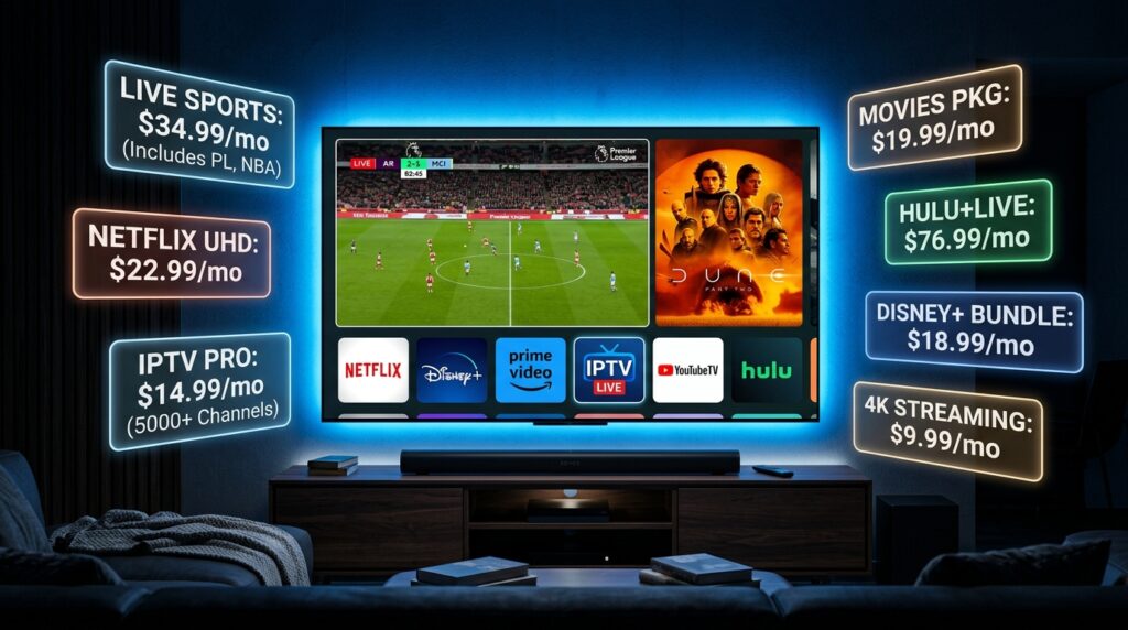 IPTV subscription price